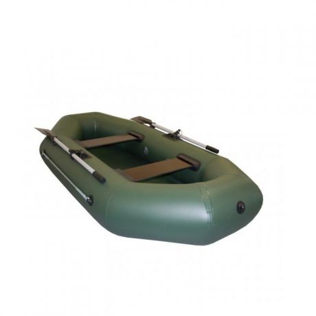 Лодка ПВХ (Тонар) надувная "Бриз-240" гребная зеленая