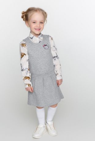 Платья Acoola Платье детское для девочек серое цвет серый размер 110 20220200183