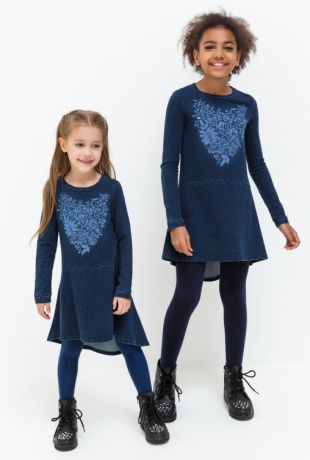 Платья Acoola Платье детское для девочек синее цвет синий размер 92 20220200194