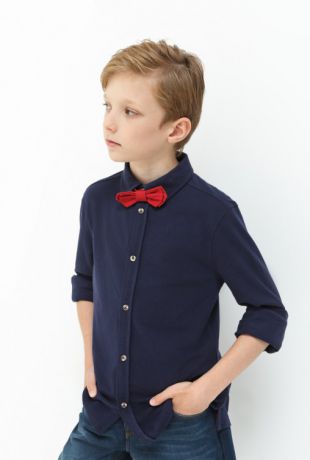 Рубашки Acoola Сорочка для мальчиков темно-синяя цвет темно-синий размер 170 20110280055