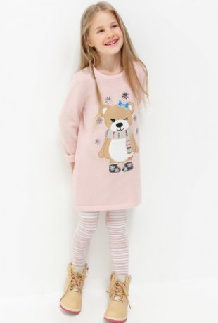 Платья Acoola Платье детское для девочек светло-розовое цвет светло-розовый размер 128 20220200207