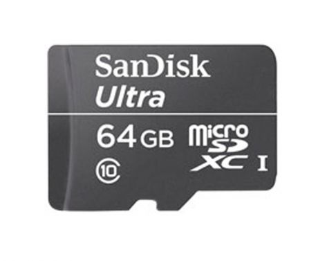 Карта памяти microSD Sandisk Ultra 64 gb