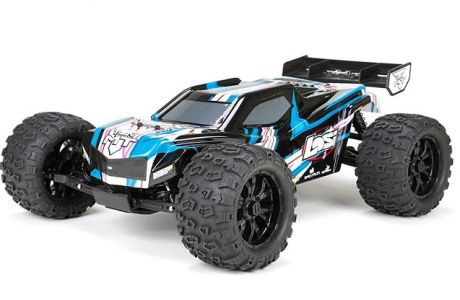 Радиоуправляемый трагги Losi 1:10 TEN-MT (AVC) Brushless 4WD 2.4 Ghz, электро,RTR (черный/синий)