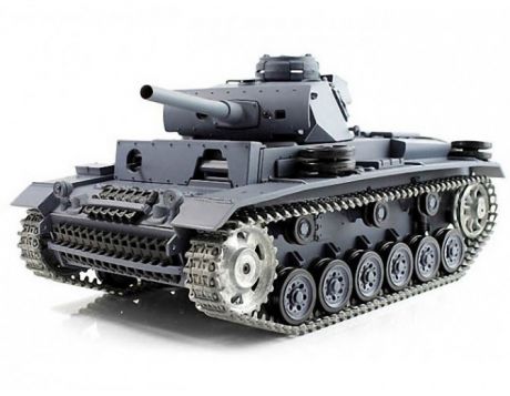 Радиоуправляемый танк HENGLONG "Panzer III Ausf.L", 1:16, пневмо пушка