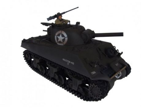 Радиоуправляемый танк PILOTAGE "Sherman", M4, 1:24, зеленый, ИК пушка