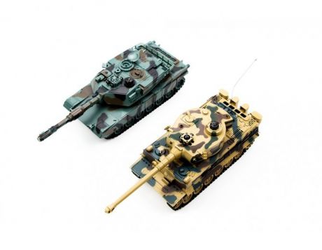 Радиоуправляемый танковый бой 1:24 Tiger vs M1A2