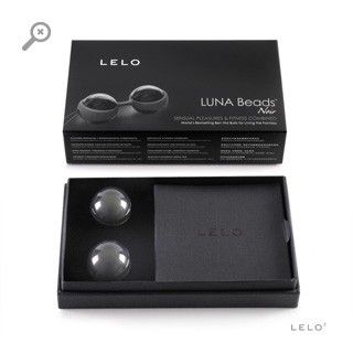 Luna Beads Noir Шарики вагинальные на съемной сцепке Lelo (черный)