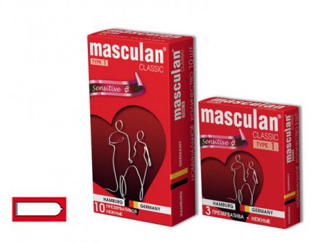 Презервативы Masculan №1 Classic Классической Формы 3 шт