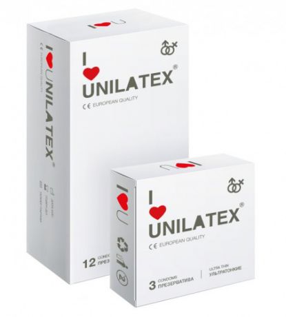 Презервативы Unilatex Ultrathin 12 шт.