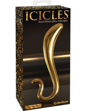 Фаллоимитатор ICICLES Gold Edition G spot G02