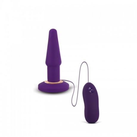 Анальная пробка с вибрацией Apex Butt Plug L фиолетовая