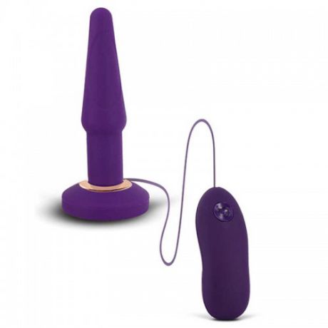 Анальная пробка с вибрацией Apex Butt Plug S фиолетовая