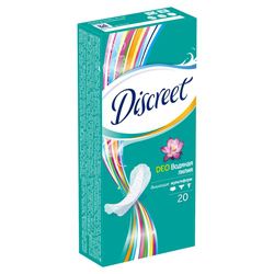 DISCREET DISCREET Женские гигиенические прокладки на каждый день Deo Water Lily Multiform Single 20 шт.