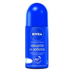 NIVEA NIVEA Антиперспирант ролик Защита и Забота 50 мл