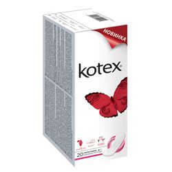 KOTEX KOTEX Ежедневные прокладки ультратонкие 20 шт.