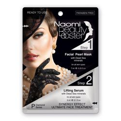 NAOMI NAOMI Комплексный уход за лицом: жемчужная маска для лица и лифтинг-сыворотка 7 мл + 3 мл