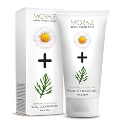 MORAZ MORAZ Гель для лица очищающий для всех типов кожи на экстрактах ромашки и тысячелистника PREMIUM BEAUTY MORAZ+ (премиальный уход) 150 мл