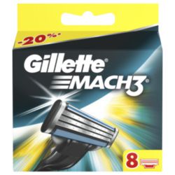 GILLETTE GILLETTE Сменные кассеты для бритвы Mach3 4 шт.