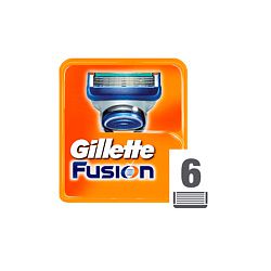 GILLETTE GILLETTE Сменные кассеты для мужской бритвы Gillette Fusion 6 шт.