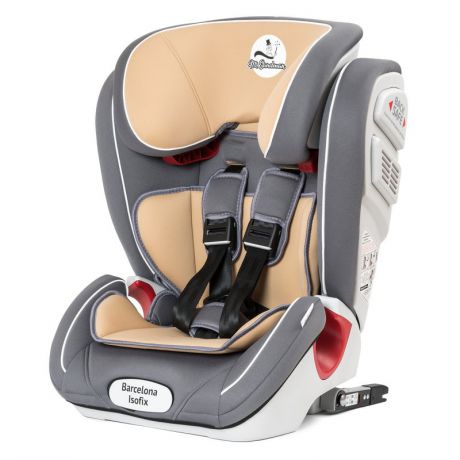 Автокресло Mr Sandman Barcelona Isofix (серый/бежевый)