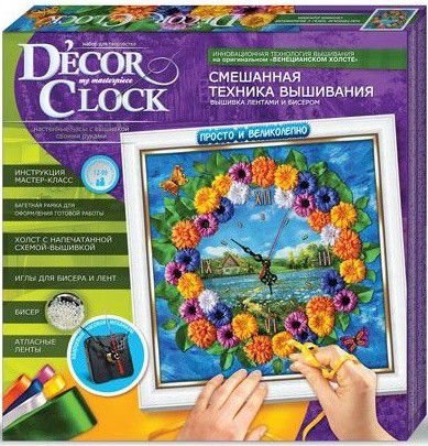 Набор для творчества данко-тойс Decor Clock Лето от 12 лет dc-01-02
