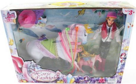 Нобор Shantou Gepai Кукла с лошадью, кор. byl007-4