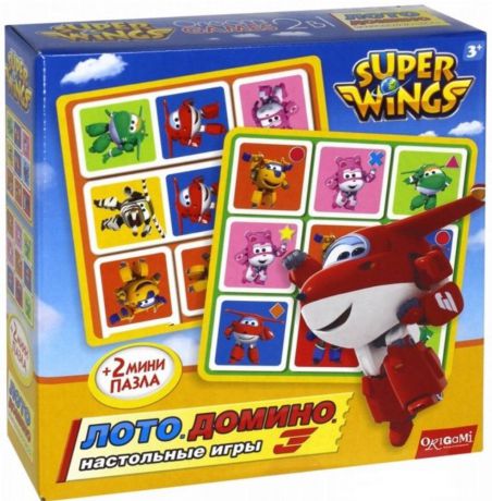 Настольная игра Оригами развивающая "Супер крылья" - Лото. Домино