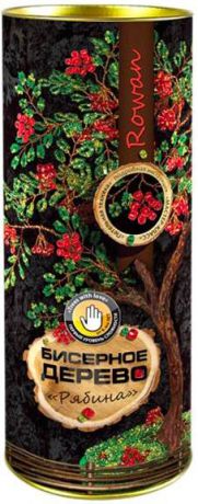 Набор для творчества данко-тойс бисерное дерево Рябина от 10 лет бд-03