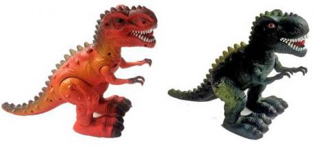 Интерактивная игрушка Shantou Gepai "Динозавр", оранжевый / зеленый в ассортименте от 3 лет разноцветный