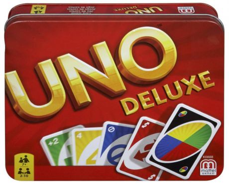 Настольная игра Mattel карточная Uno "Deluxe"