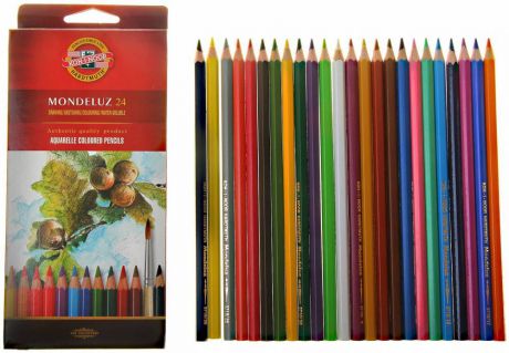 Набор цветных карандашей Koh-i-Noor Mondeluz 24 шт 3718024001ksru