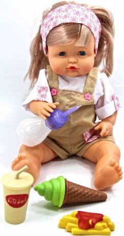 Кукла Shantou Gepai На пикнике со звуком пьющая писающая смеющаяся 40 см в ассортименте y4071536