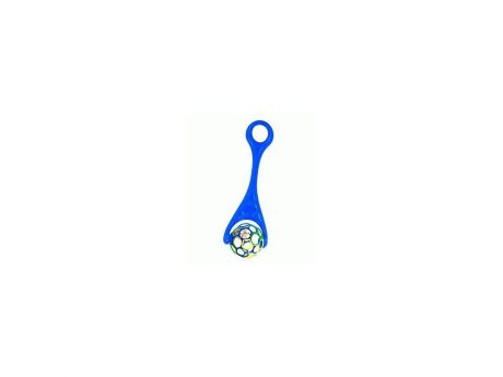 Каталка на палочке Rhino Toys Oball 2-в-1 от 1 года синий пластик съёмная ручка 81091