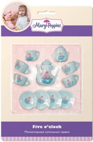 Набор посуды Mary Poppins Пирожные, 13 предметов фарфоровая 453020