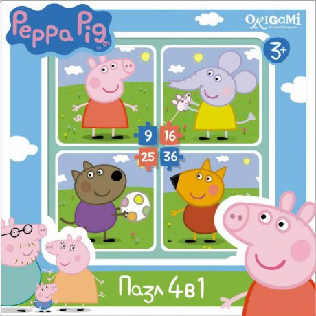 Пазл Оригами Peppa Pig На прогулке 01598