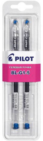 Набор гелевых ручек Pilot g-1 2 шт синий 0.5 мм