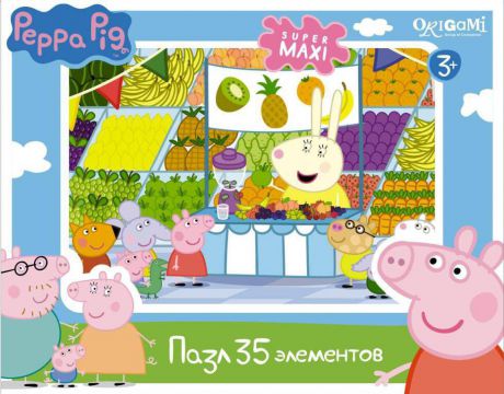 Пазл Оригами «Peppa Pig» Магазин фруктов 01547 35 элементов