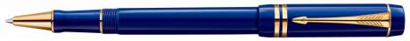 Ручка-роллер Parker Duofold t74 Historical Colors Lapis Lazuli черный F 1907187