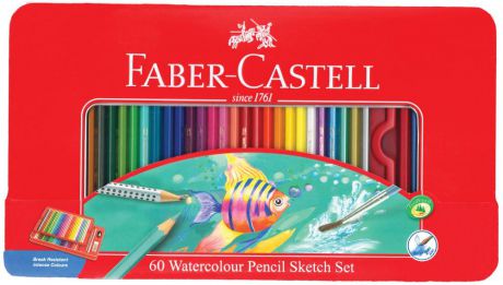 Набор цветных карандашей Faber-Castell Рыбки 60 шт акварельные 115964