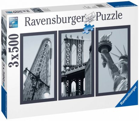 Пазл Ravensburger Воспоминания о Нью-Йорке 3 х 500 элементов