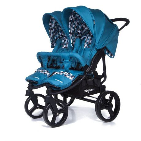 Прогулочная коляска для двойни Baby Care Cruze Duo (blue 17)