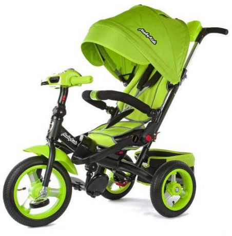 Велосипед Moby Kids Leader-2 T400-2-12/10Green 12*/10* зеленый трехколёсный