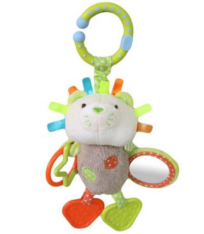 Развивающая игрушка Жирафики Подвеска с зеркальцем и прорезывателями "Львенок Леси" 939459
