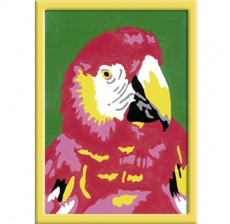 Набор для рисования Ravensburger Раскрашивание по номерам: Попугай от 7 лет
