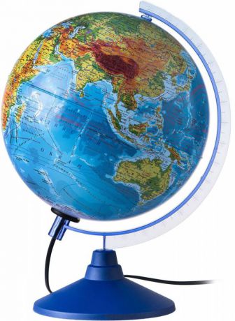 Globen Ке012500191 Глобус Земли физико-политический с подсветкой 250 серия Евро