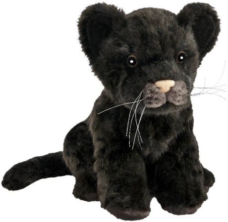 Мягкая игрушка Hansa "Детеныш ягуара" черный искусственный мех 17 см 7289