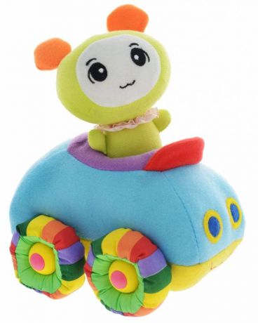 Мягкая игрушка Tongde Радужный транспорт машинка разноцветный 18 см в72426