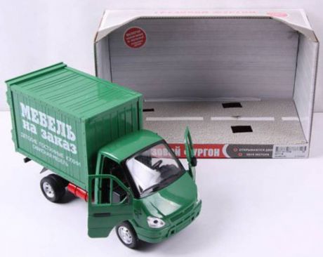 Интерактивная игрушка Play Smart Газель фургон Мебель 24см от 3 лет зелёный 6721