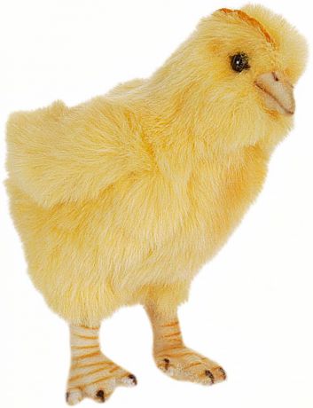 Мягкая игрушка Hansa 5378 цыпленок желтый искусственный мех 12 см