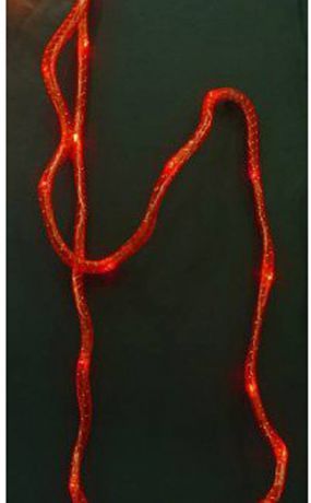 Гирлянда электрическая Новогодняя сказка с тканевой оплеткой, 40 Led красного свечения ns97772